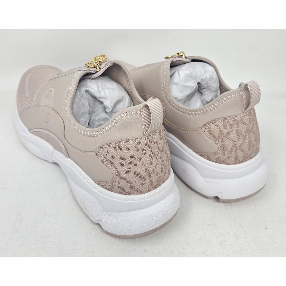Michael Kors Sami Zip Trainer Fashion Sneakers, Ballet Pink, Women's Sz 9.5M NEW - Picture 4 of 10
